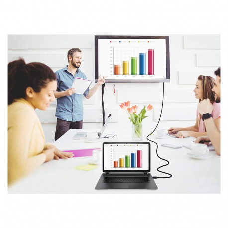 Equip DisplayPort 2.1 St/St 2.00m 16K/60Hz HDCP ühilduv Premium hall