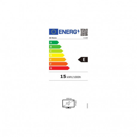 AG neovo X-22EW 55.9cm 16:9 valge