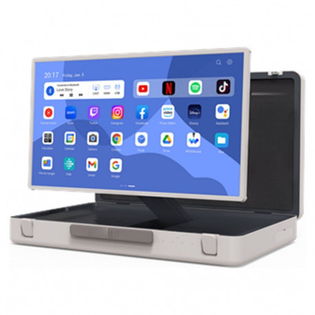 "ALLNET Presentation Suitcase High Performance Display 27 Zoll. Android 13. RK3588. HDMI In. Koffer"