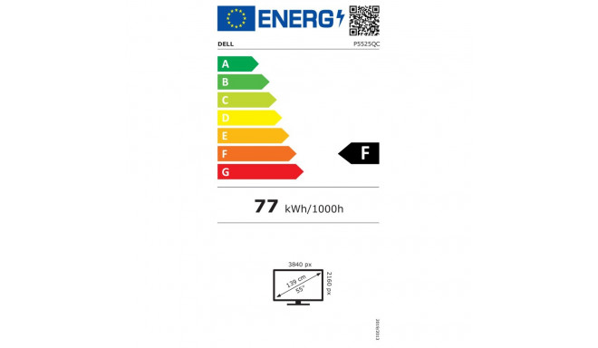 TFT P5525QC 54.64-tolline 8ms