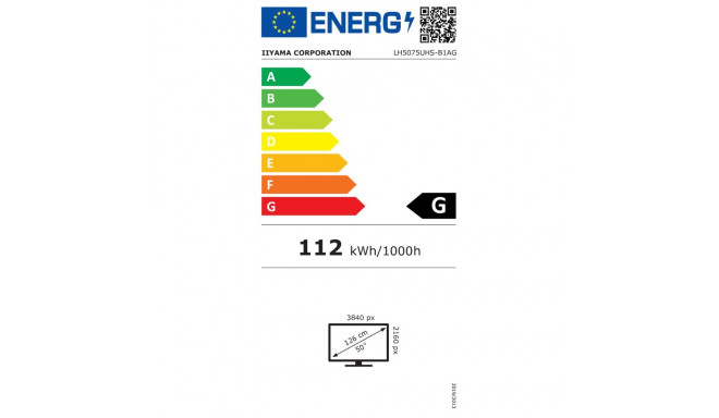 LH5075UHS-B1AG 50-tolline LCD UHD SDM