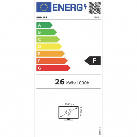 "Philips 68.5cm (27.0"") 278B1 16:09 2xHDMI+DP+USB IPS"