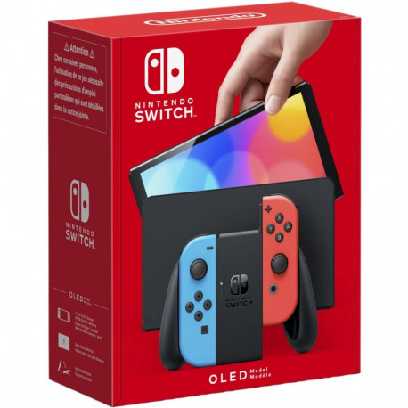 "Nintendo Switch OLED - red/blue"