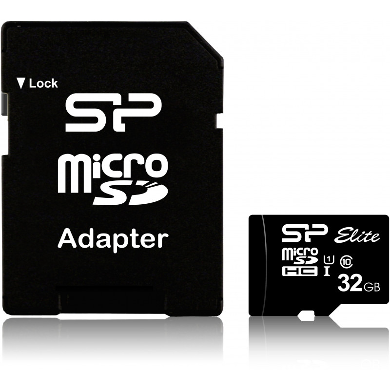Silicon Power mälukaart microSDHC 32GB Elite + adapter