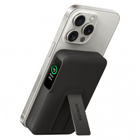 Anker 633 MagGo juhtmevaba magnetiline akupank 10.000 mAh 15W must