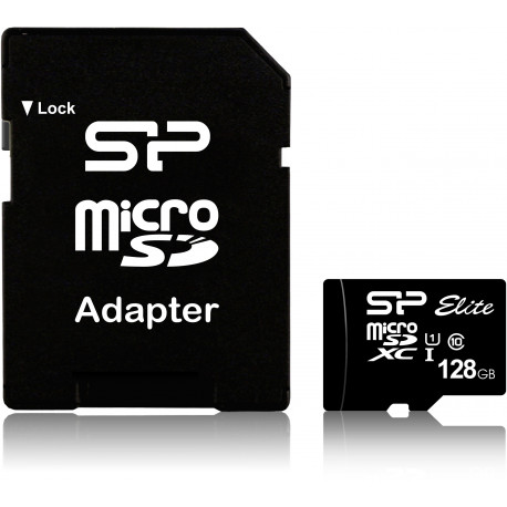Silicon Power memory card microSDXC 128GB Elite UHS-I Class 10 + adapter