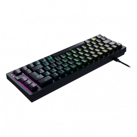 Cherry XTRFY K5V2 RGB kompaktne mänguri klaviatuur MX2A Red [DE] must