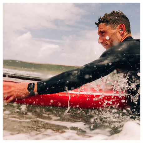 "APPLE Watch Series 10 GPS + Cellular 46mm Natural Titanium Case with Stone Grey Sport Band - M/L"