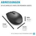 "HP Multi-Device 635 Black Wireless Mouse"