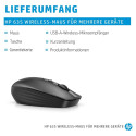 "HP Multi-Device 635 Black Wireless Mouse"