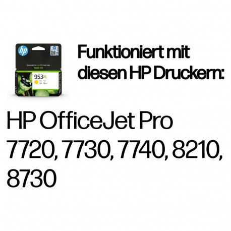"HP Tinte 953XL F6U18AE Gelb"