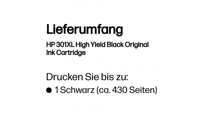 "HP Tinte 301XL CH563EE Schwarz"