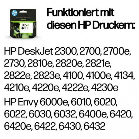 "HP Tinte 305XL 3YM62AE Schwarz"