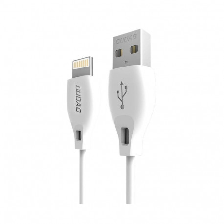 Dudao USB / Lightning cable 2.4A 1m white (L4L 1m white)
