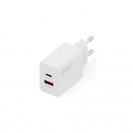 Digitus USB Charger 20W, 1x USB-C, 1x USB-A