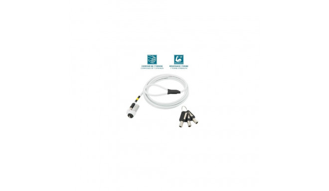 Mobilis 001329 Nano - Slim Rotating security lock - Compatible Master key