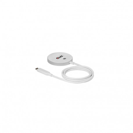 CLUB3D CAC-3026 Qi2 25W Wireless Charger White Qi 2.2 MagSafe Compatible Magnetic Pad