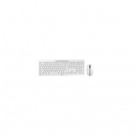 CHERRY Stream Desktop Recharge keyboard Mouse included Universal RF Wireless QWERTY English Grey