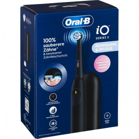 Oral-B iO Series 2 Elektrische Zahnbürste + Reiseetui Night Black