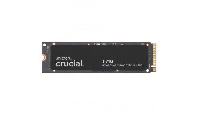 SSD|CRUCIAL|600xTBW rating|NVMe Yes|PCI Express 5.0|M.2|1000 GB|Crucial T710 1TB (CT1000T710SSD8)|T7