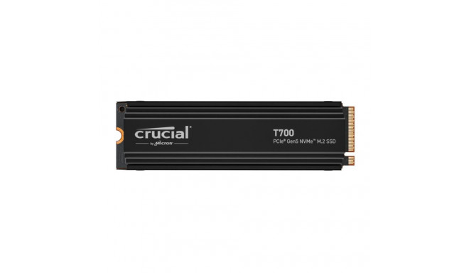 SSD|CRUCIAL|T700|2TB|M.2|PCIe Gen5|NVMe|TLC|Write speed 11800 MBytes/sec|Read speed 12400 MBytes/sec