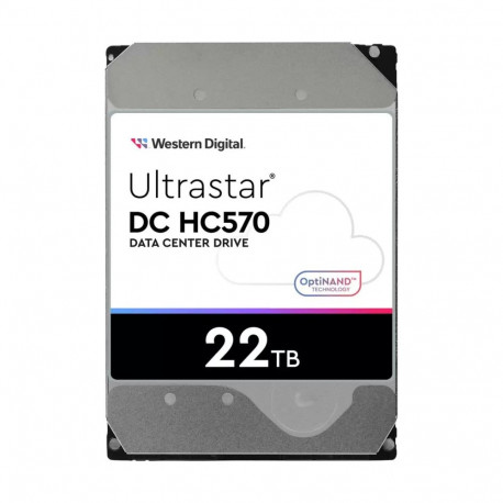 HDD|WESTERN DIGITAL ULTRASTAR|Ultrastar DC HC570|22TB|SAS|512 MB|7200 rpm|3,5"|MTBF 2500000 hours|0F