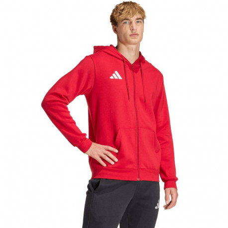 Adidas meeste pusa Entrada 26 FZ Hoody KF5944 L, punane