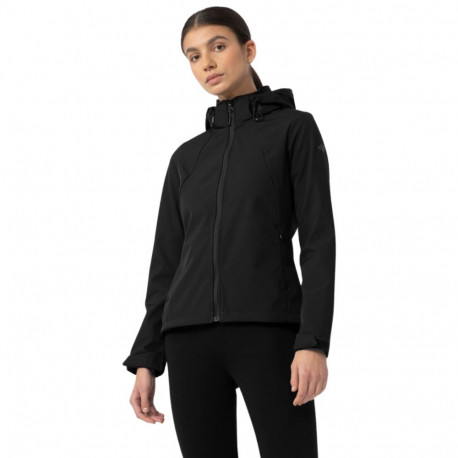 4F naiste softshell-jope H4Z22 SFD001 20S L, must