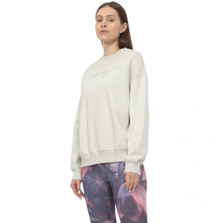 4F naiste pusa H4Z22 BLD033 11S 2XL, murtud valge