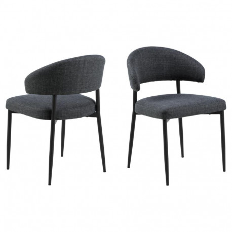 Söögitool EDINA, tumehall