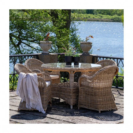 Aiamööbli komplekt LARISA laud ja 4 tooli