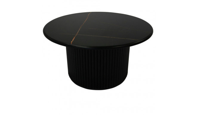 Diivanilaud EASY Ø 80 cm, must