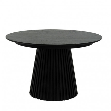 Söögilaud SVENDBORG pikendatav ø120/170/220x75cm, must tamm