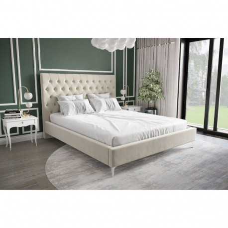 Voodi Valentino 140×200cm, beež