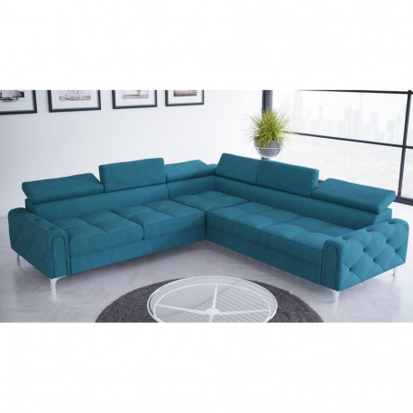 L-kujuline nurgadiivanvoodi Orion I, türkiis