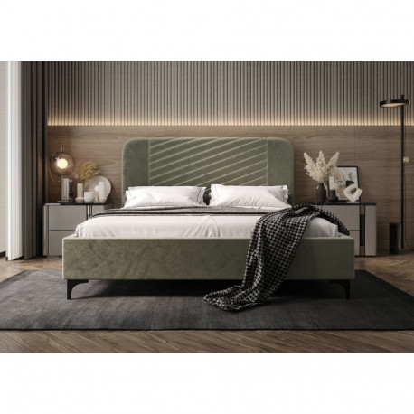 Voodi Venezia 140x200cm, oliiviroheline