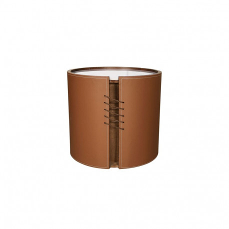 Öökapp MODIG, valge/pruun