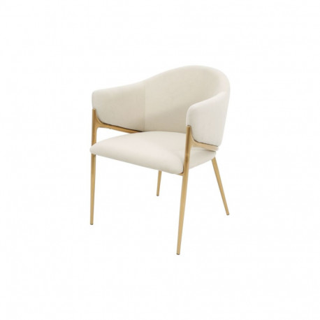 Söögitool MODIG, valge/kuldne