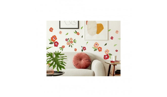 Seinakleebised FLOWER värvilised