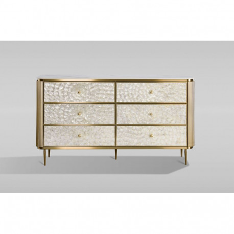 Kummut STILIG, šampanja/kuldne