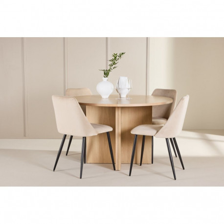 Söögitoa komplekt STRADA&NIGHT 4 tooliga