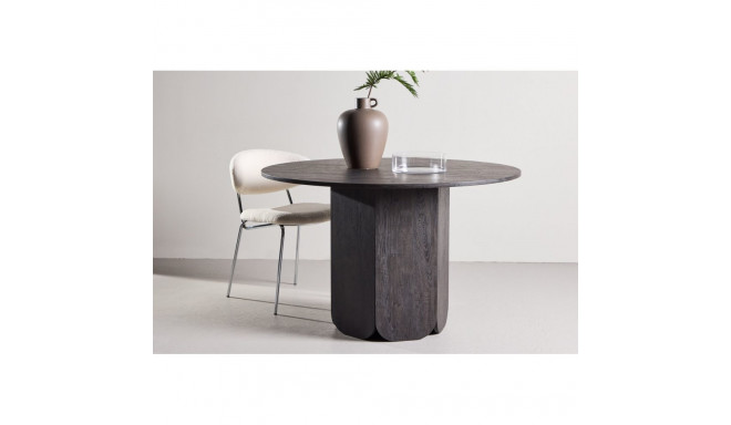 Söögilaud TEKLA ümmar ⌀120 cm, must