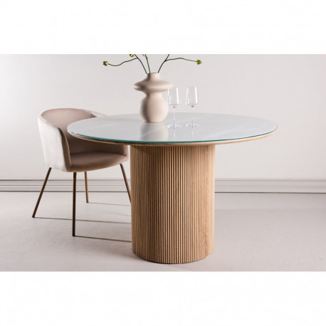 Söögilaud HÄRÖN ø120 cm, naturaalne