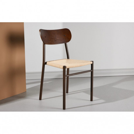 Söögitool POLLY, naturaalne/pruun