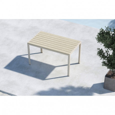 Aialaud MIRKO ristkülikukujuline 140x80cm, beež