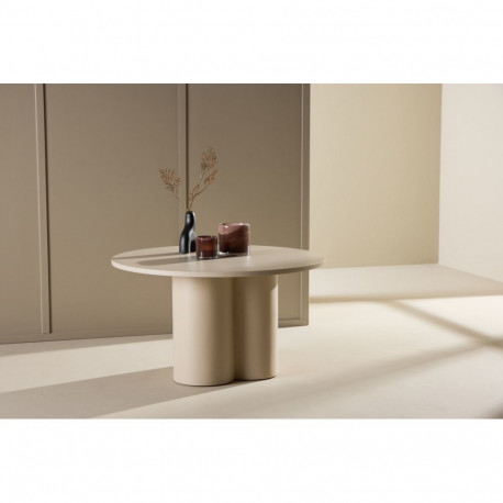 Diivanilaud OLIVIA ⌀80 cm, beež