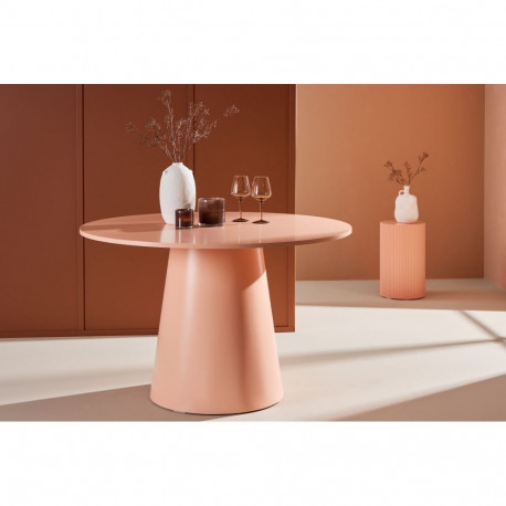 Söögilaud LANZO ⌀120 cm, virsik