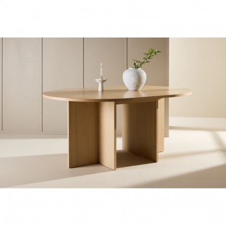 Söögilaud STRADA pikendatav 120/170x120, naturaalne