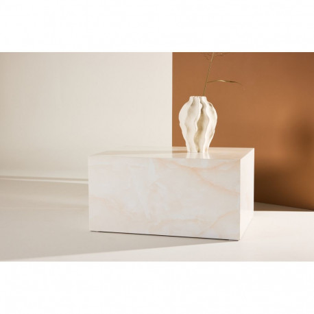 Diivanilaud YORK, valge/kollane