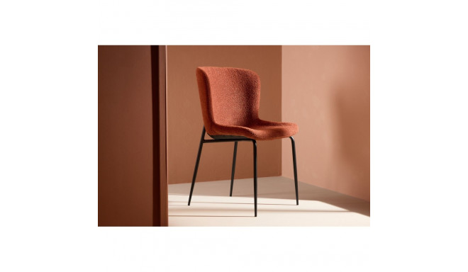 Söögitool MODESTO, punane/must